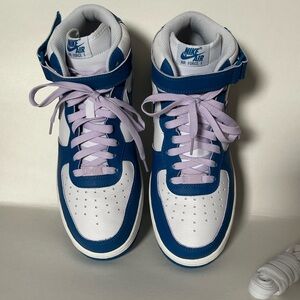 Nike Air Force 1 High Tops - Blue and White